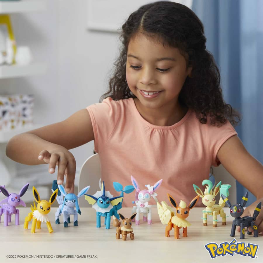 Mattel-MEGA Pokémon Action Figure Every Eevee Evolution-GFV85-Legacy Toys